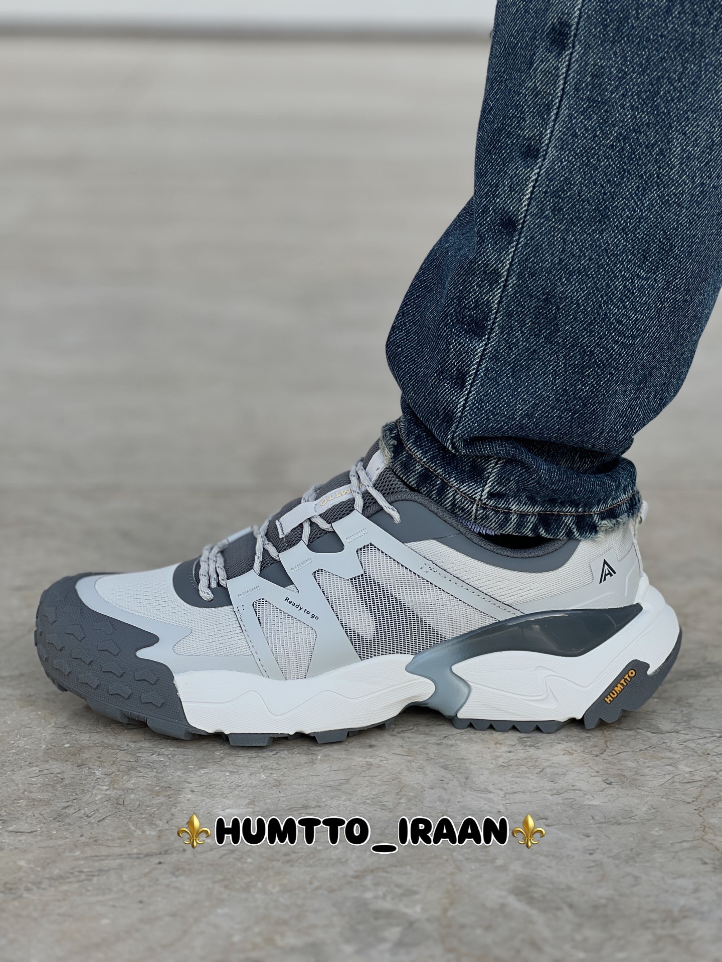 کفش پیاده روی مردانه هامتو کد370248A-4